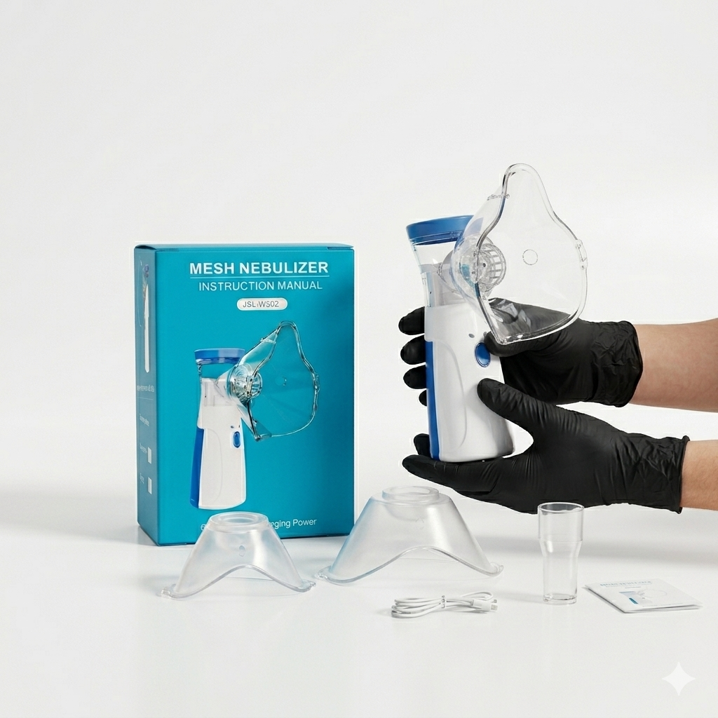 💚 NEBULIZADOR PORTATIL - RESPIRA LIBRE EN SEGUNDOS! ALIVIO INMEDIATO EN CASA