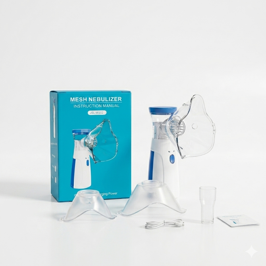 💚 NEBULIZADOR PORTATIL - RESPIRA LIBRE EN SEGUNDOS! ALIVIO INMEDIATO EN CASA
